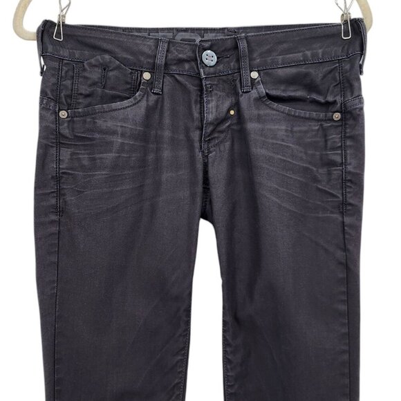 G-Star Corvet Straight Distressed Gray Denim Jeans Womens 28X32 - Picture 2 of 14